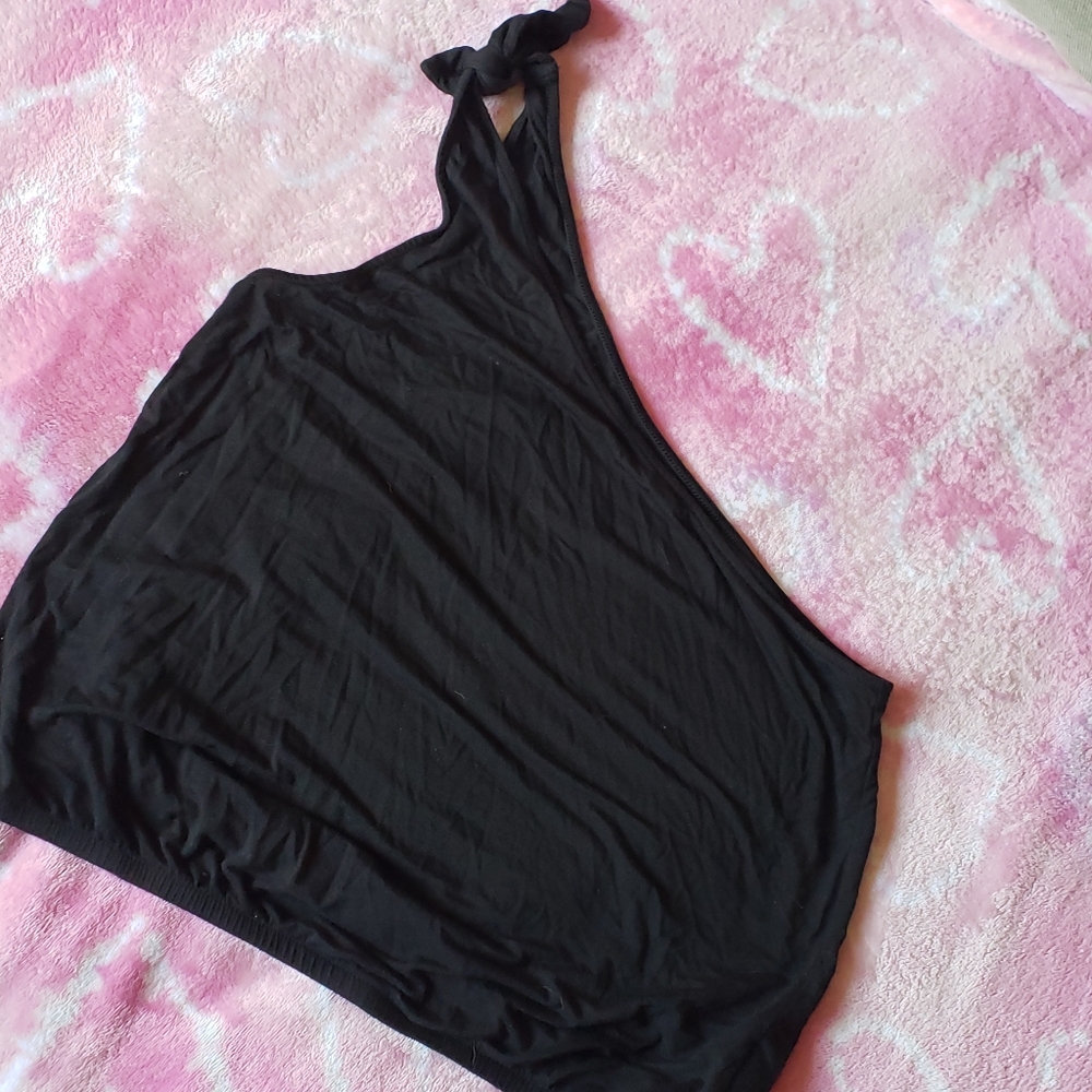 American Eagle One Shoulder Tie Tank Top